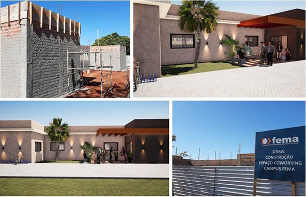 divulgação - O Inova FEMA está sendo construído dentro do campus da FEMA, ao lado da rotatória, próxima do bloco 10 divulgação - O Inova FEMA está sendo construído dentro do campus da FEMA, ao lado da rotatória, próxima do bloco 10