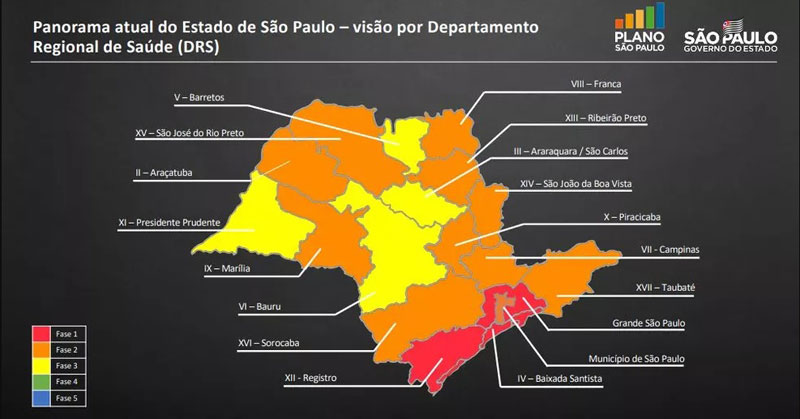 divulgação/ Governo do Estado de São Paulo - Região de Assis foi classificada para a Fase 2