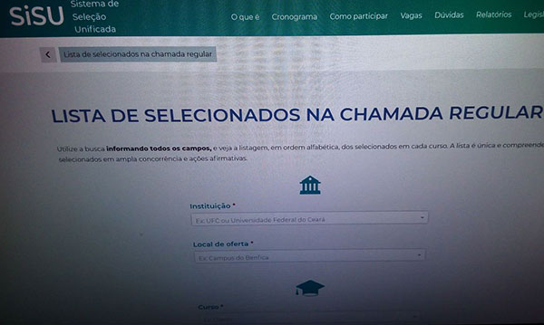 Divulgação - Pela primeira vez Sisu terá oferta de vagas na modalidade de ensino a distância (EaD) Divulgação - Pela primeira vez Sisu terá oferta de vagas na modalidade de ensino a distância (EaD)