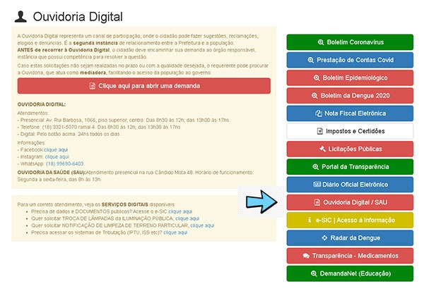 Divulgação - As ligações via 190 estão sendo remetidas para a ouvidoria online da Prefeitura Municipal de Assis Divulgação - As ligações via 190 estão sendo remetidas para a ouvidoria online da Prefeitura Municipal de Assis
