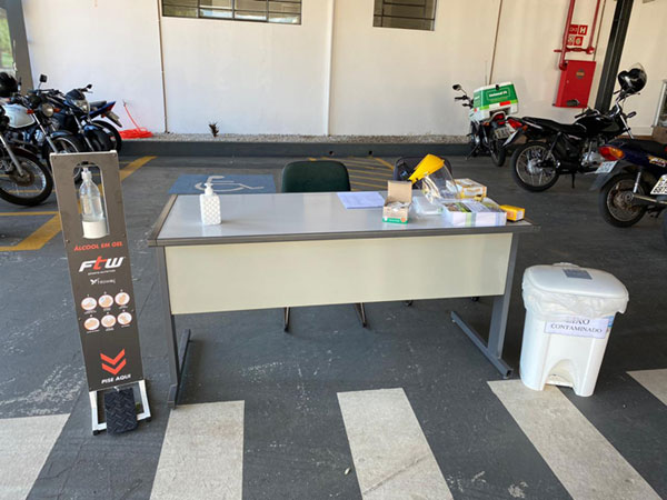 divulgação - Para fazer a aferição a Unimed vai disponibilizar um sistema de drive-thru, onde qualquer pessoa pode chegar e fazer o procedimento, não precisando ser usuário dos planos Unimed divulgação - Para fazer a aferição a Unimed vai disponibilizar um sistema de drive-thru, onde qualquer pessoa pode chegar e fazer o procedimento, não precisando ser usuário dos planos Unimed