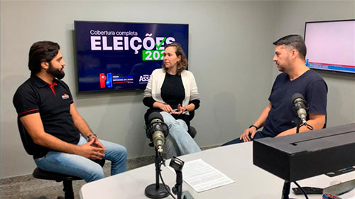 Divulgação - As reuniões de planejamento foram feitas antes da pandemia, Professor Elielton, Bruna Fernandes, gestora do Portal AssisCity e Gerônimo Paes jornalista da Difusora Divulgação - As reuniões de planejamento foram feitas antes da pandemia, Professor Elielton, Bruna Fernandes, gestora do Portal AssisCity e Gerônimo Paes jornalista da Difusora