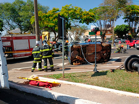 Divulgação - Simulado ocorre na Avenida Rui Barbosa Divulgação - Simulado ocorre na Avenida Rui Barbosa