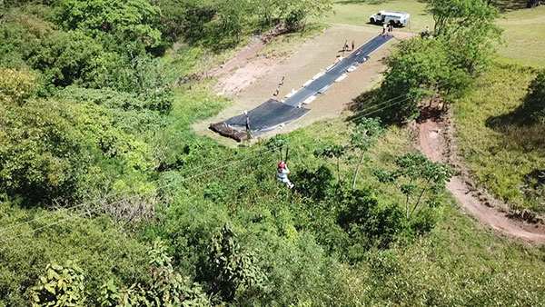 divulgação - Parque conta ainda com descidas de tirolesa