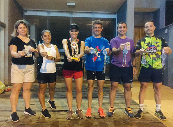 divulgação - Atletas de Assis que participaram do desafio divulgação - Atletas de Assis que participaram do desafio