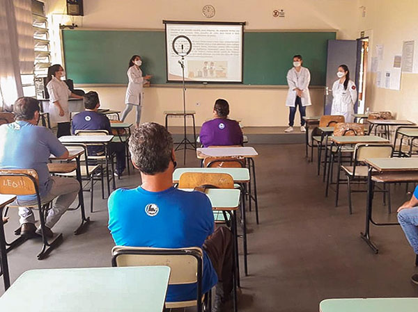 divulgação - Minicurso abordou o retorno seguro às aulas divulgação - Minicurso abordou o retorno seguro às aulas