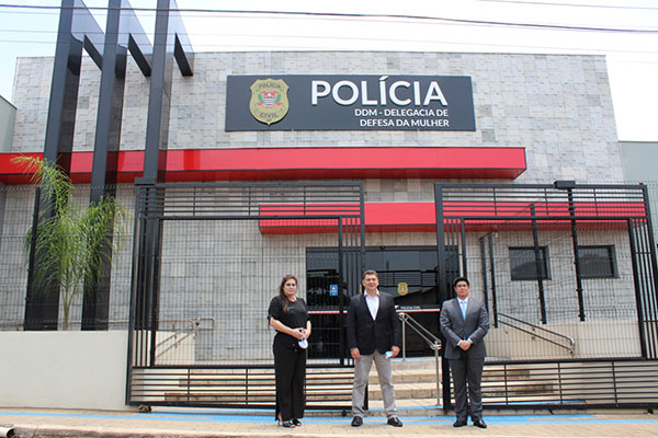 Divulgação Polícia Civil - Inauguração da Delegacia de Defesa da Mulher de Paraguaçu