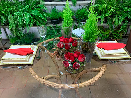 Floricultura Stela Dal'wa dá dicas de arranjos para ceia de Natal Floricultura Stela Dal'wa dá dicas de arranjos para ceia de Natal