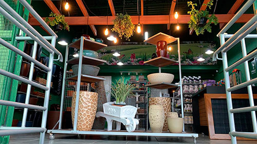Divulgação - Clientes encontrarão pedras ornamentais, vasos e gramas para jardins Divulgação - Clientes encontrarão pedras ornamentais, vasos e gramas para jardins