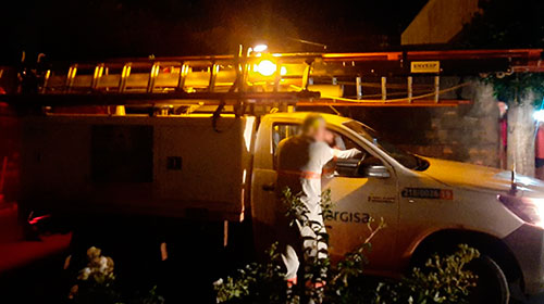 Divulgação - A energia foi restabelecida às 20h55 Divulgação - A energia foi restabelecida às 20h55