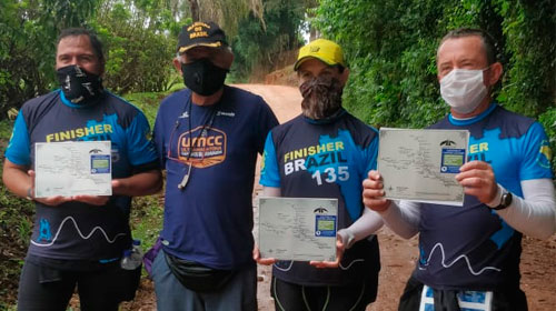 Divulgação - Paraguaçuenses percorreram a maratona mais difícil do Brasil Divulgação - Paraguaçuenses percorreram a maratona mais difícil do Brasil