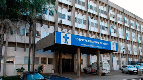 Divulgação - Hospital Regional de Assis tem 100% de leitos UTI COVID ocupados Divulgação - Hospital Regional de Assis tem 100% de leitos UTI COVID ocupados