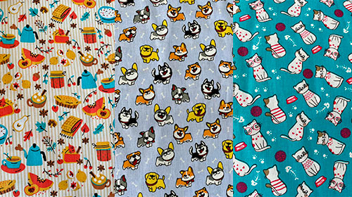Divulgação - Além das máscaras é possível produzir patchwork e destalhes Divulgação - Além das máscaras é possível produzir patchwork e destalhes