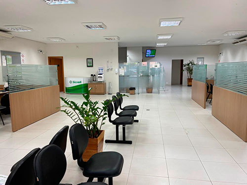 Divulgação - O banco oferece aos clientes espaço amplo e aconchegante para melhor atender seus clientes