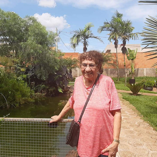 divulgação - Maria de Lourdes de Miranda Magalhães, 85 anos divulgação - Maria de Lourdes de Miranda Magalhães, 85 anos