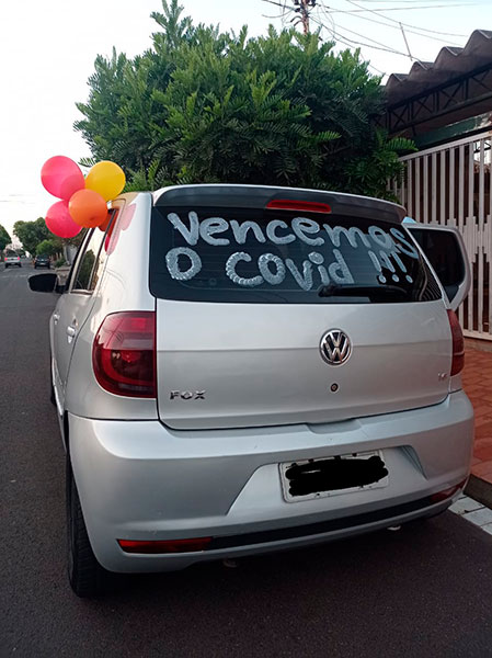 Divulgação - Família buscou Celso na Santa Casa de Assis Divulgação - Família buscou Celso na Santa Casa de Assis