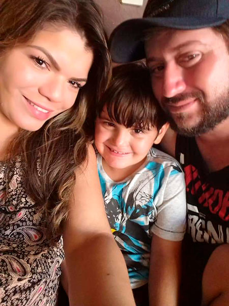 Divulgação - Luiz Fernando e sua família Divulgação - Luiz Fernando e sua família