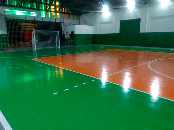 Divulgação - Quadra Poliesportiva é preparada para treinar todas as modalidades - Foto: Divulgação Divulgação - Quadra Poliesportiva é preparada para treinar todas as modalidades - Foto: Divulgação