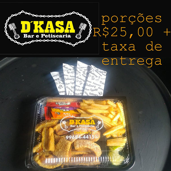Delivery de todas as porções Delivery de todas as porções