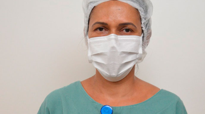 Divulgação - Patrícia de Jesus Freire, 45 anos, atua na linha de frente contra a COVID-19 Divulgação - Patrícia de Jesus Freire, 45 anos, atua na linha de frente contra a COVID-19