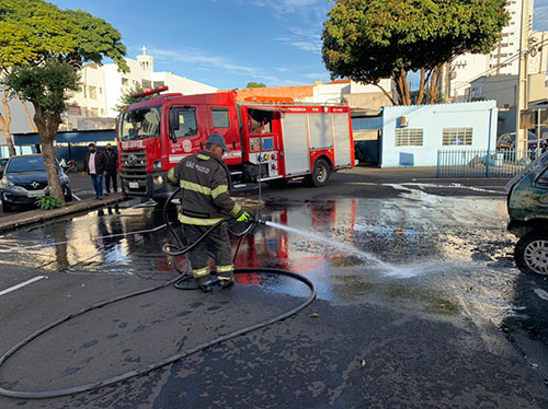 divulgação - Corpo de Bombeiros foi acionado divulgação - Corpo de Bombeiros foi acionado
