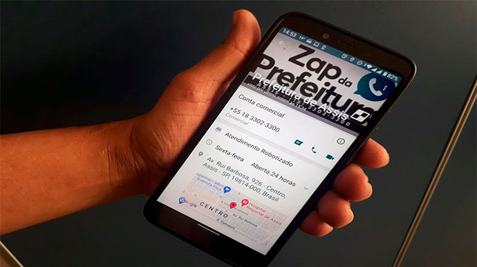 Divulgação - O Zap da Prefeitura permite também a realização de abertura de Protocolos da Ouvidoria, como registro de reclamações, sugestões, elogios e denúncias Divulgação - O Zap da Prefeitura permite também a realização de abertura de Protocolos da Ouvidoria, como registro de reclamações, sugestões, elogios e denúncias