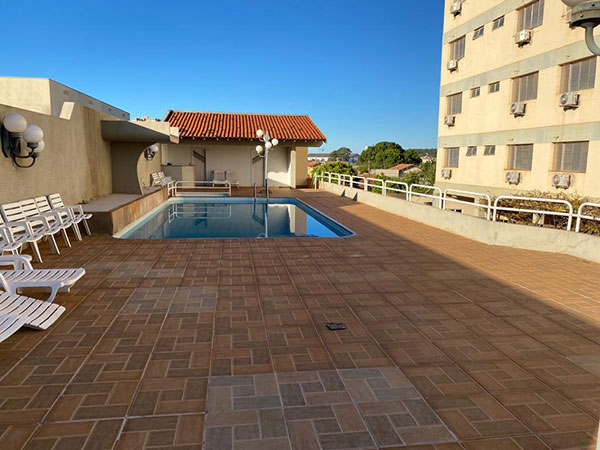 Divulgação - Piscina e sauna para relaxar Divulgação - Piscina e sauna para relaxar