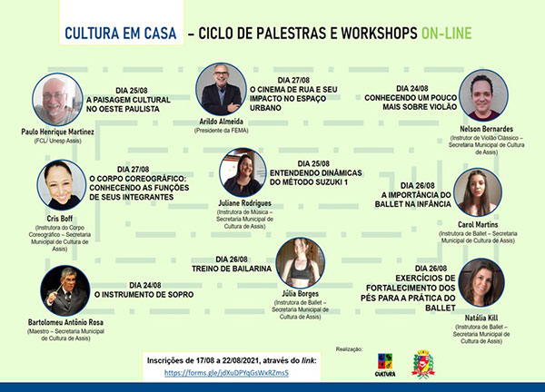 Divulgação - Palestrantes confirmados no evento