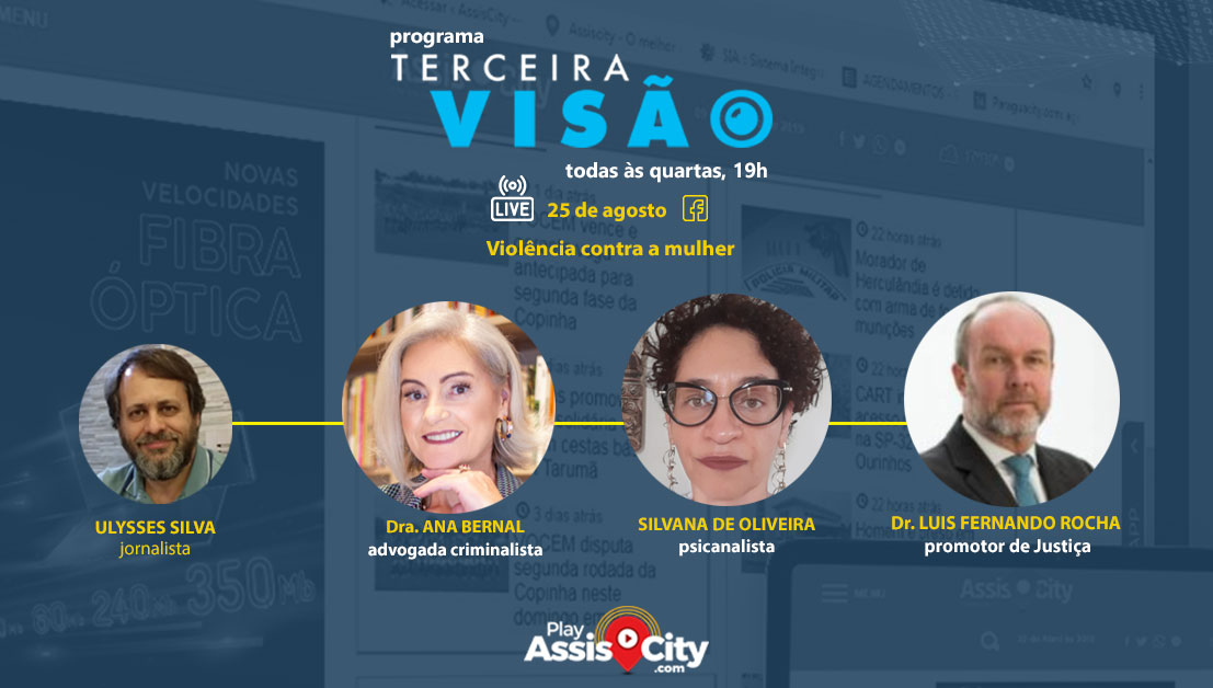 Redação AssisCity - Live vai ao ar no facebook e youtube do AssisCity às 19h Redação AssisCity - Live vai ao ar no facebook e youtube do AssisCity às 19h