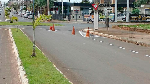 Divulgação - Equipes do Trânsito iniciam revitalização viária da Avenida Dom Antônio