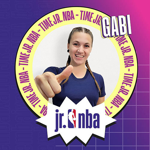 divulgação - Gabriela Chizolini participará da Jr. NBA Brasil com desafios divulgação - Gabriela Chizolini participará da Jr. NBA Brasil com desafios