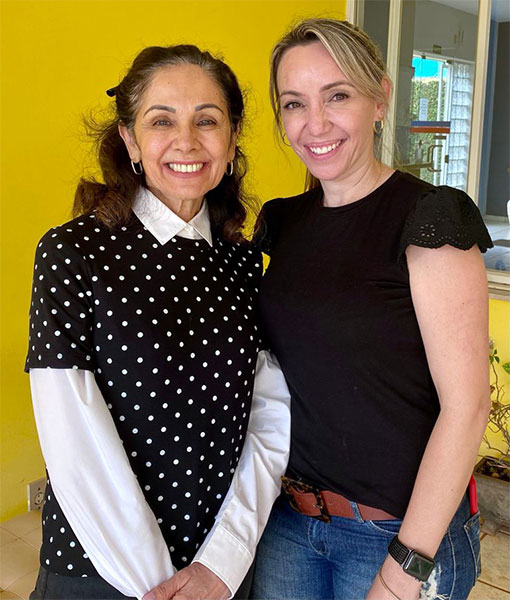 Diretora Lucille Mainardi e a coordenadora Gisele Guadanhin Diretora Lucille Mainardi e a coordenadora Gisele Guadanhin