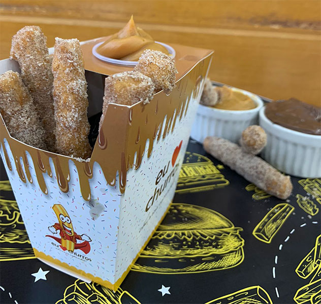 E os deliciosos churros E os deliciosos churros