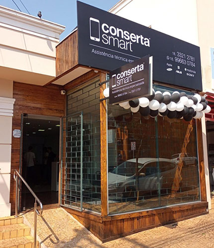 divulgação - Conserta Smart está localizada na Avenida Nove de Julho, 613 divulgação - Conserta Smart está localizada na Avenida Nove de Julho, 613