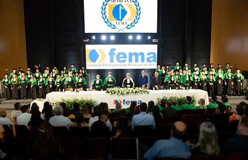 divulgação - Colação de Grau ocorreu no Cine FEMA Piracaia