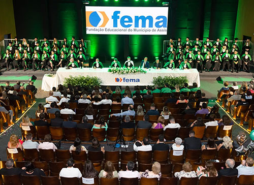 divulgação - Formandos durante a Colação de Grau divulgação - Formandos durante a Colação de Grau
