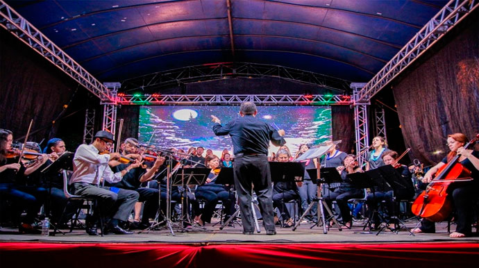 Divulgação - Cantata realizada em anos anteriores - Foto: Divulgação Divulgação - Cantata realizada em anos anteriores - Foto: Divulgação