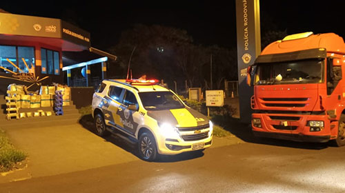 Divulgação - Foram apreendidos 398 tabletes de Maconha e um caminhão - Foto: Divulgação Polícia Rodoviária