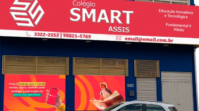 Divulgação - Colégio Smart  fica localizado na Avenida Rui Barbosa, 1520, Centro - Foto: Diulgação