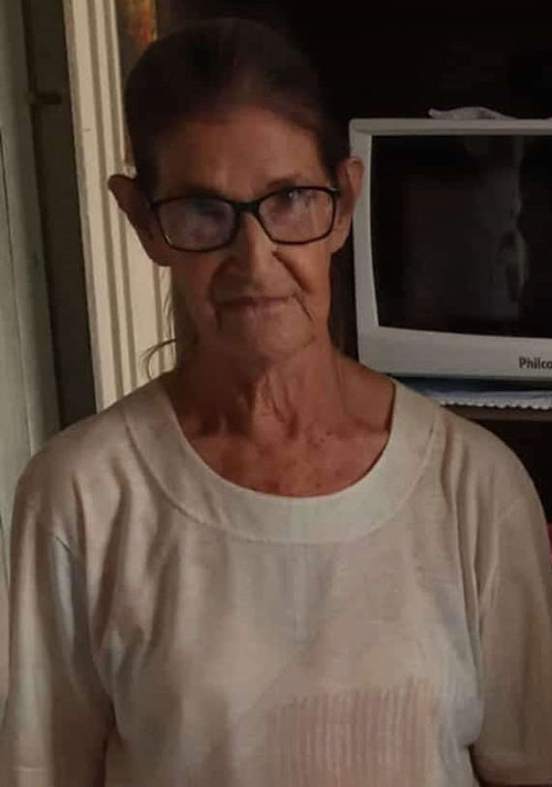 Divulgação - Elena Alves de Freitas de 77 anos Divulgação - Elena Alves de Freitas de 77 anos