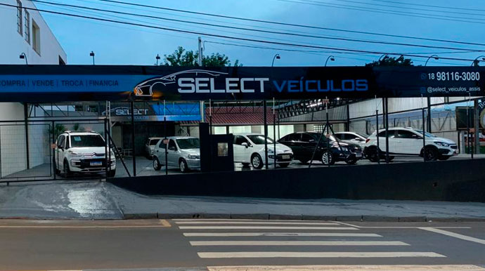 Divulgação - Select Veículos fica localizada na Avenida Rui Barbosa, 2121, Jardim Paulista - Foto: Divulgação
