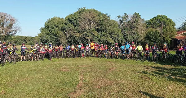 Divulgação - 87 ciclistas pedalaram no Ecolago de Assis - Foto: Divulgação/Arquivo Pessoal