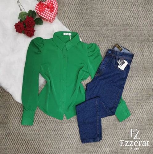 Divulgação - Camisa R$ 99,90 + Calça jeans R$ 104,90 Divulgação - Camisa R$ 99,90 + Calça jeans R$ 104,90