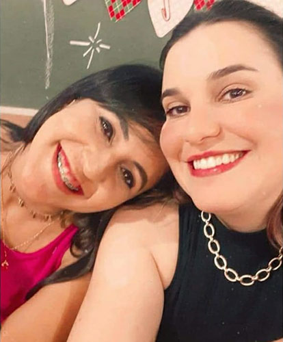 Divulgação - Bruna ao lado de Beatriz Heloisa - Foto: divulgação Divulgação - Bruna ao lado de Beatriz Heloisa - Foto: divulgação