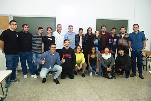 Divulgação - O evento contou com a presença dos alunos e professores do curso, da engenheira ambiental e eco-influencer Divulgação - O evento contou com a presença dos alunos e professores do curso, da engenheira ambiental e eco-influencer