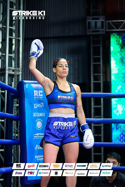 Divulgação - Giovana Biondo, 29 anos - Foto: Divulgação/Strike K1 - Kickboxing Divulgação - Giovana Biondo, 29 anos - Foto: Divulgação/Strike K1 - Kickboxing