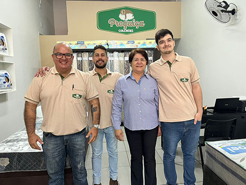 Divulgação - Equipe Preguiça Colchões - Foto: Divulgação Divulgação - Equipe Preguiça Colchões - Foto: Divulgação