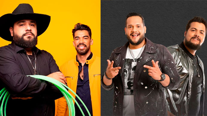 Divulgação - Léo e Raphael e Zé Ricardo e Thiago - Foto: Divulgação Divulgação - Léo e Raphael e Zé Ricardo e Thiago - Foto: Divulgação