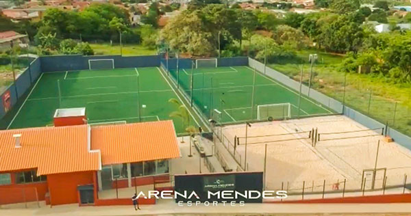 A Escola do Flamengo fica junto com a Arena Mendes