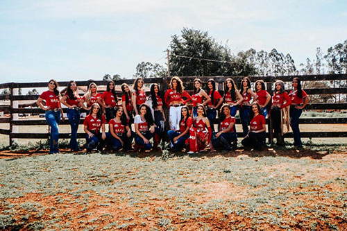 Divulgação - Candidatas a Rainha, 1° e 2° Princesas do Gigante Vermelho - Foto: Divulgação